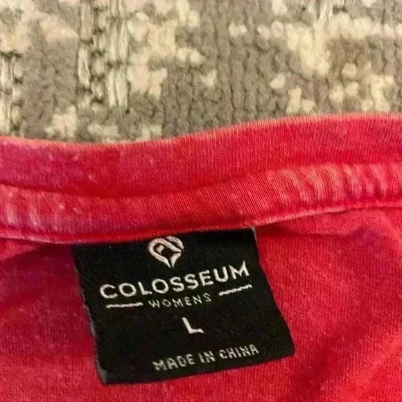 Kansas Jayhawks Colosseum Women’s Long Sleeve T-Shirt size Medium color Red - Picture 4 of 5